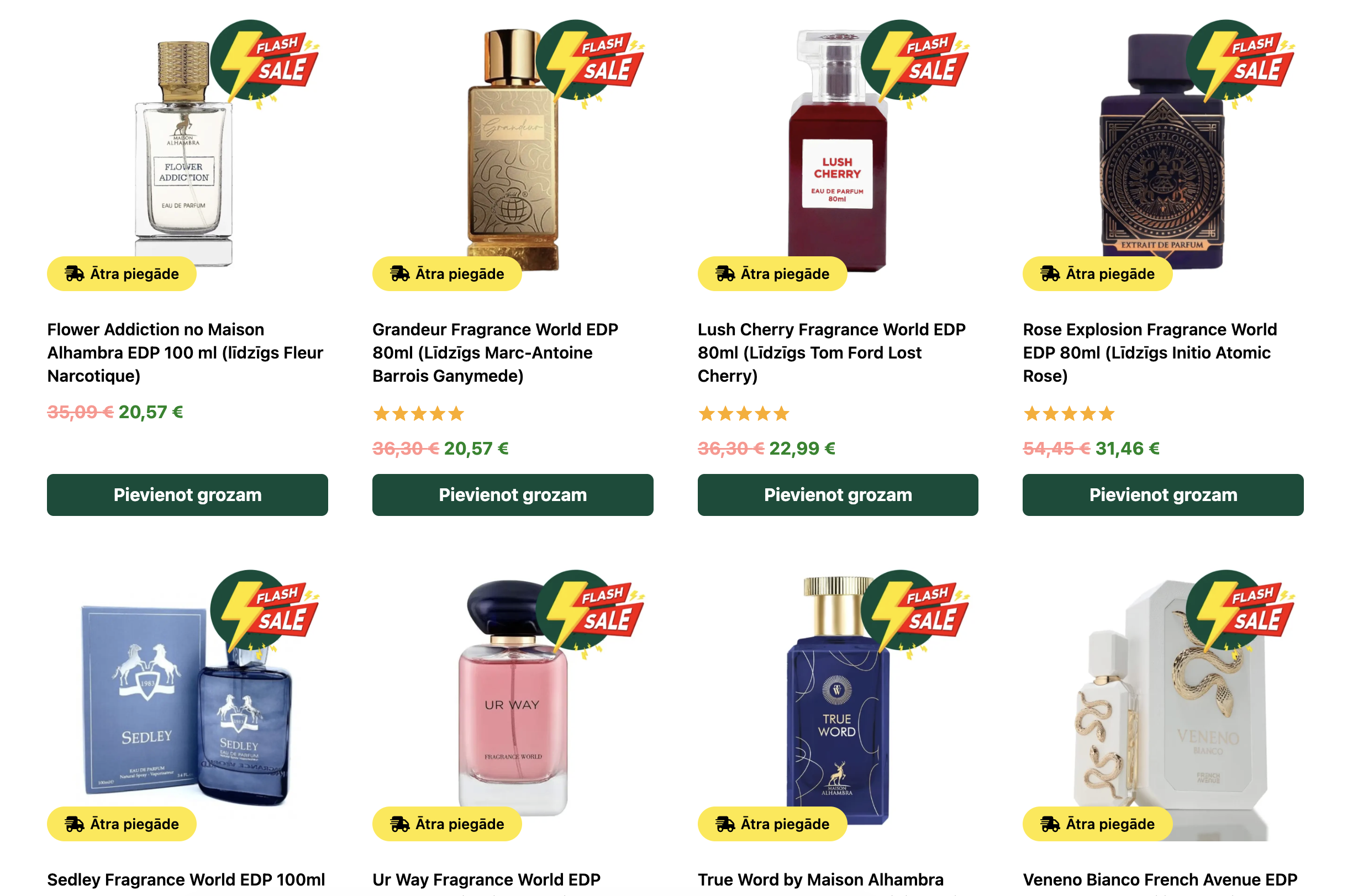 top arābu smaržu aromāti vasarai