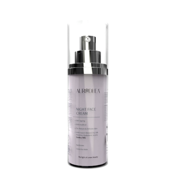 Aurodhea nakts sejas krēms ar ēzeļa pienu 50 ml LA05B