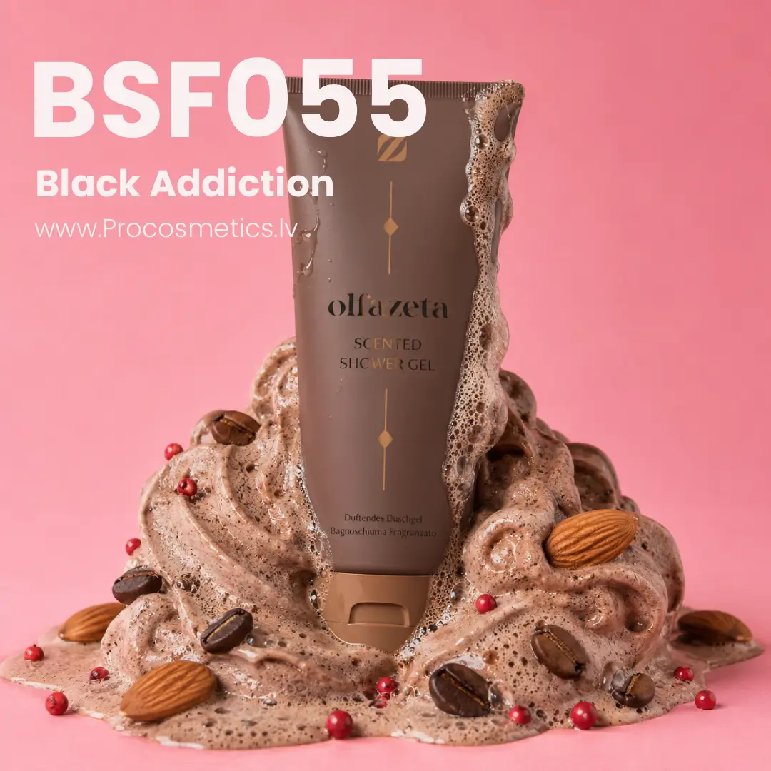 Olfazeta Chogan parfimēta dušas želeja sieviešu 250ml BSF055 Black Addiction
