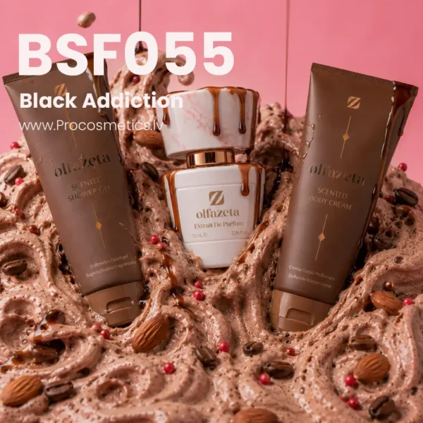 Olfazeta Chogan parfimēta dušas želeja sieviešu 250ml BSF055 Black Addiction
