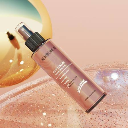 Мерцающий спрей для тела Glitterain Gold (аромат моноа и молока) - 150 мл | SOL21 Chogan 2 Glitterain shimmering body spray buy online shop Chogan 2