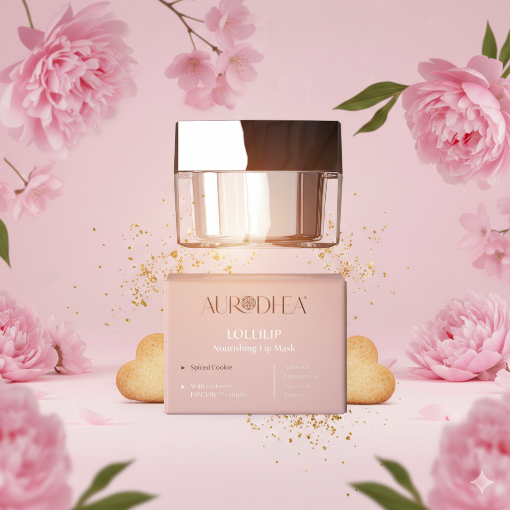 LOLLILIP Aurodhea Spiced Cookie Chogan barojoša lūpu maska