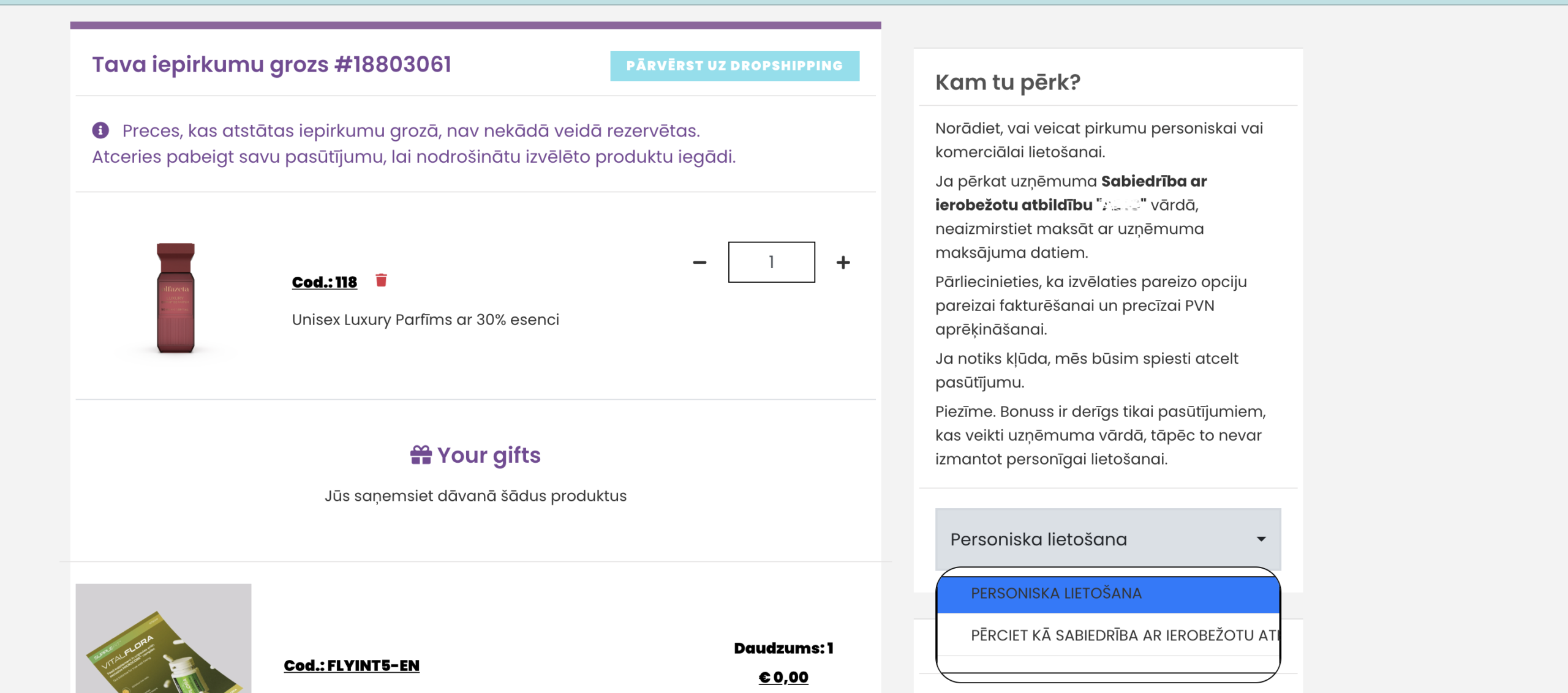 PĒRC KĀ UZŅĒMUMS CHOGAN