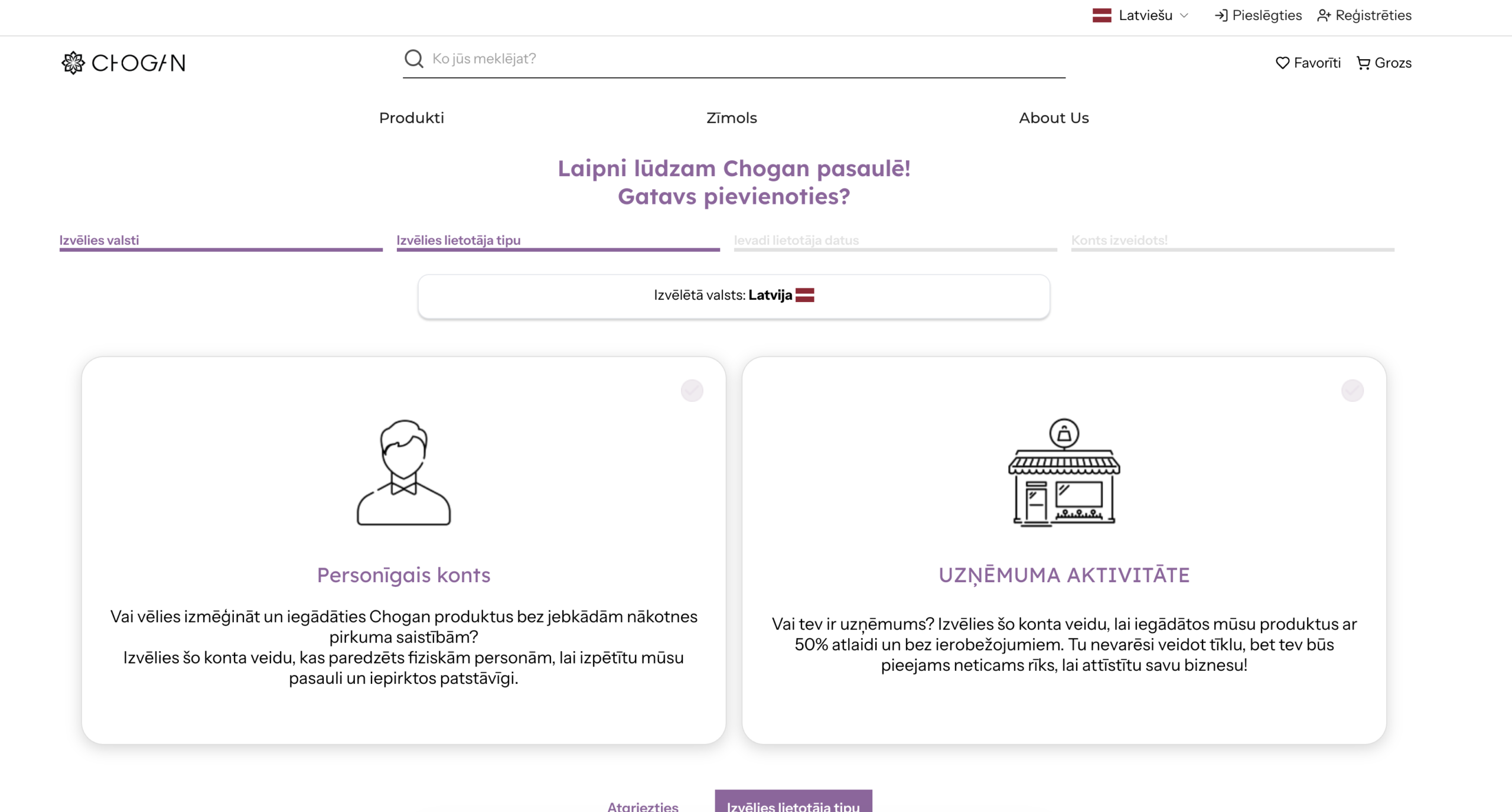 Kāda atšķirība starp personīgo partnera Chogan kontu un biznesa kontu? 1 Atskiriba start CHogan biznesa un personigo partnera kontu scaled ProCosmetics.lv Chogan products shop