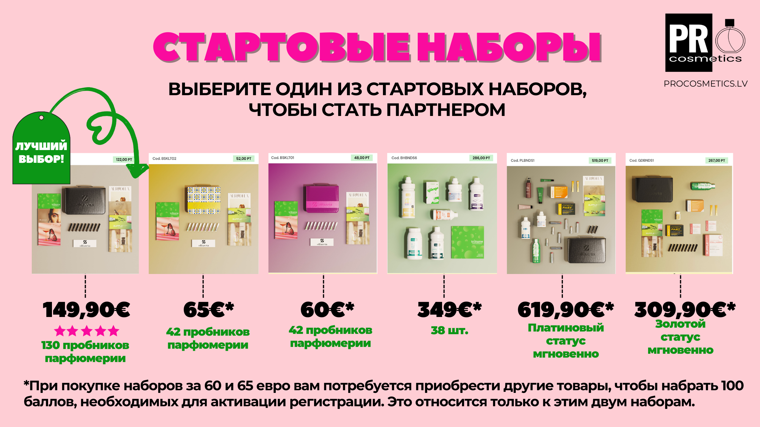 Стартовые наборы Chogan