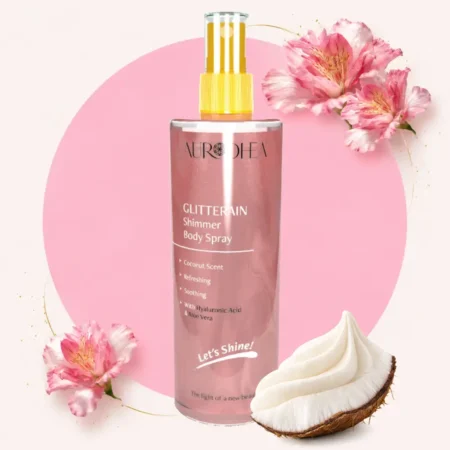 Glitterain shimmering body spray buy online shop Chogan