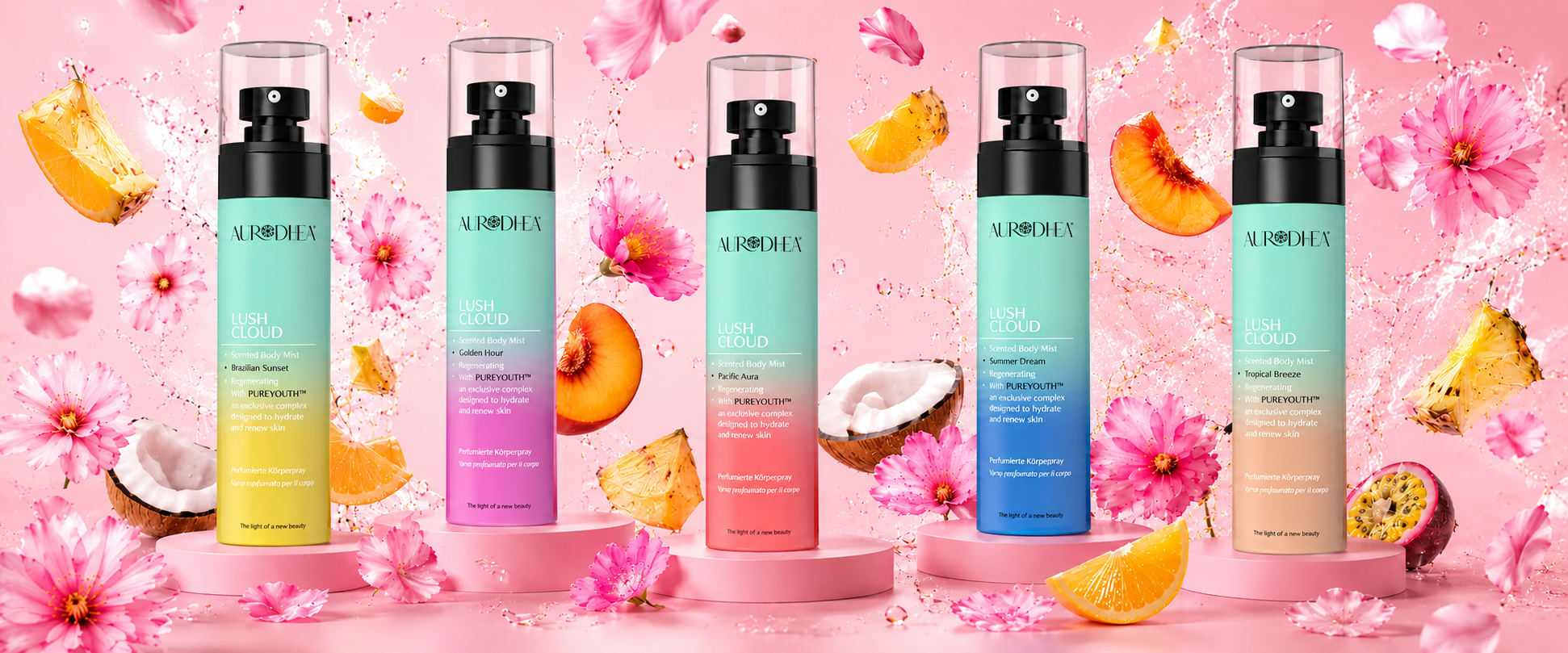 Lush cloud sprays Chogan Aurodhea pirkt Procosmetics