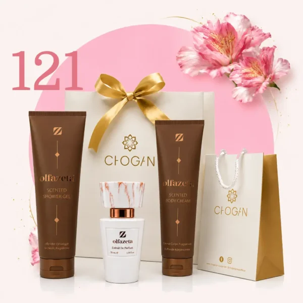 Olfazeta perfume gift set no. 121 "Secret Desire" 70ml +250ml +150ml