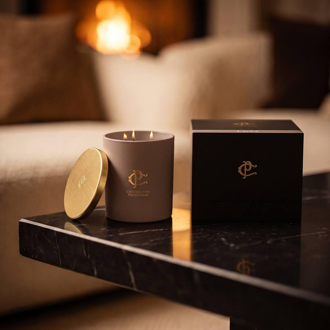Scented candle LAVEA Velvet Lavender COPC005 400g 5 Aromatizēta svece LAVEA Velvet Lavender COPC005 400g pirkt Chogan