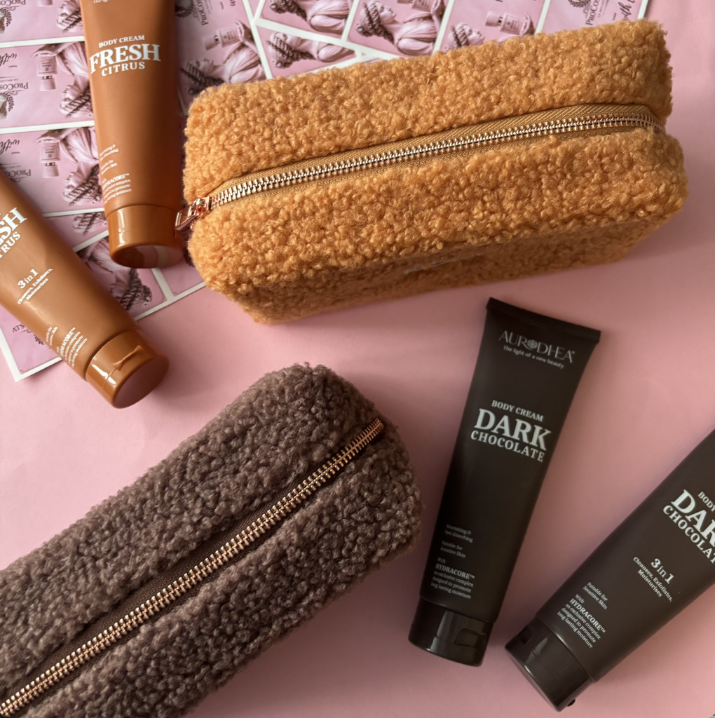3 novos conjuntos de cuidados corporais da Aurodhea com HYDRACORE 5 Conjunto Aurodhea Dark Chocolate – compre na loja Chogan