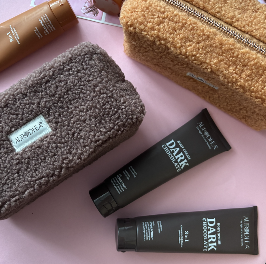 3 novos conjuntos de cuidados corporais da Aurodhea com HYDRACORE 3 Conjunto Aurodhea Dark Chocolate – compre na loja Chogan