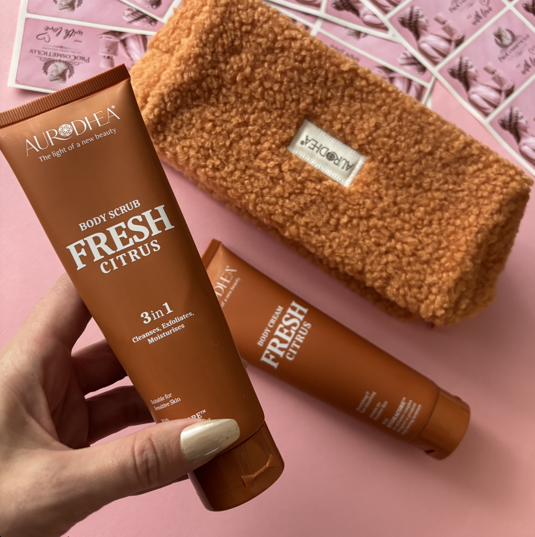Набор для ухода за телом Aurodhea Fresh Citrus BSET001 2 x 150 ml 2 Aurodhea komplekts Fresh Citrus set buy online Chogan pirkt