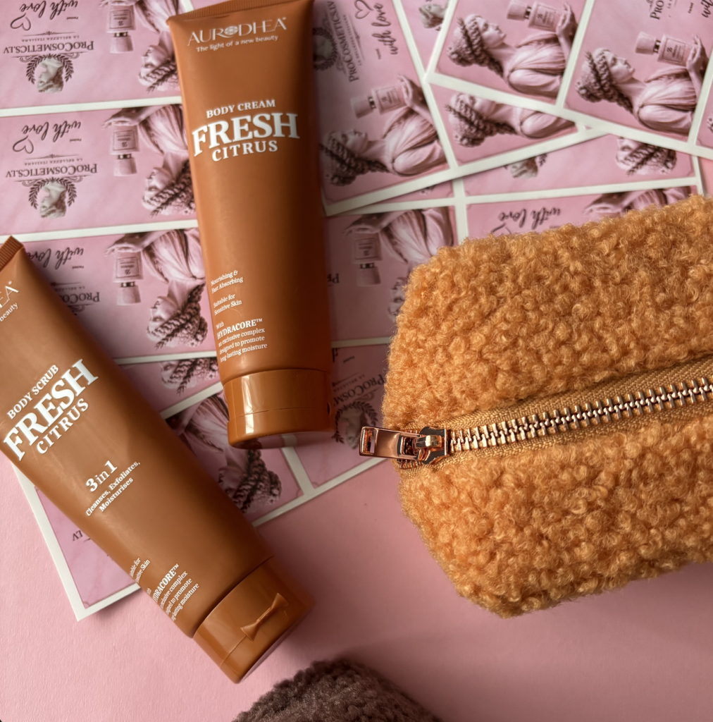 3 novos conjuntos de cuidados corporais da Aurodhea com HYDRACORE 6 Conjunto Aurodhea Fresh Citrus – compre online na Chogan