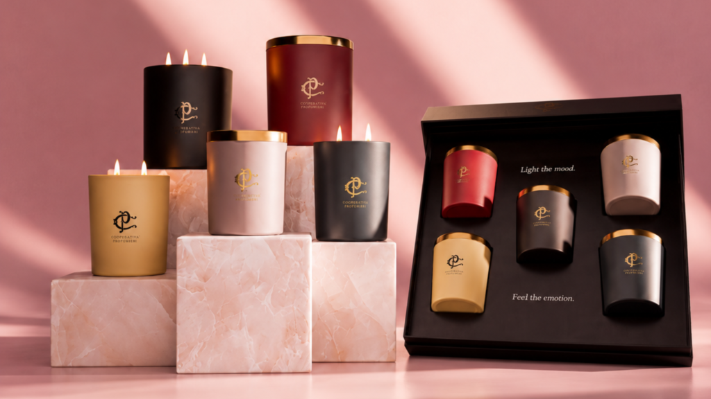 Jaunums ProCosmetics.lv: Cooperativa Profumieri aromātiskās sveces mājīgai un elegantai atmosfērai