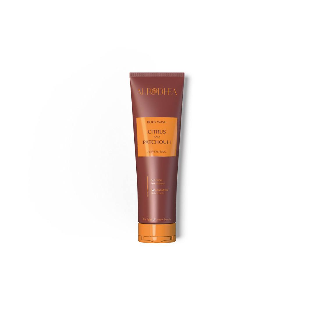 Gel douche Aurodhea arôme agrumes et patchouli 250ml BS08 1 Aurodhea dušas želeja ar citrusaugļu un pačūlijas aromātu 250ml BS08