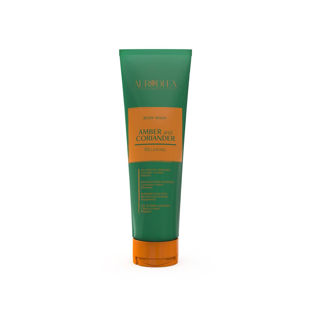 Gel douche Aurodhea à l'arôme coriandre et ambre 250ml BS10 1 Aurodhea dušas želeja ar koriandra un dzintara aromātu 250ml BS10