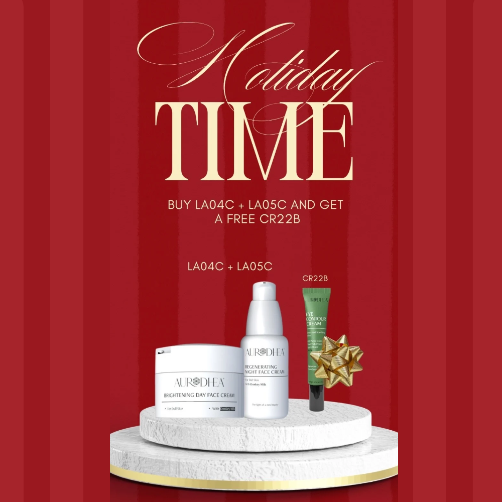 Pērkot Aurodhea sejas krēmus ar ēzeļa pienu - saņem krēmu acu zonai BEZMAKSAS! 1 Buy Aurodhea face creams with donkey milk get an eye cream for FREE