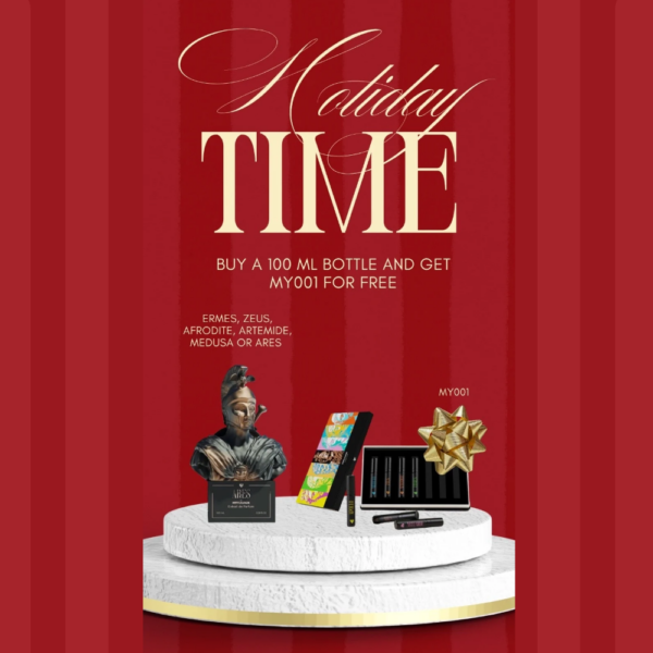 Buy any 100ml MYTOLOGIK fragrance and receive a 3ml fragrance set as a gift