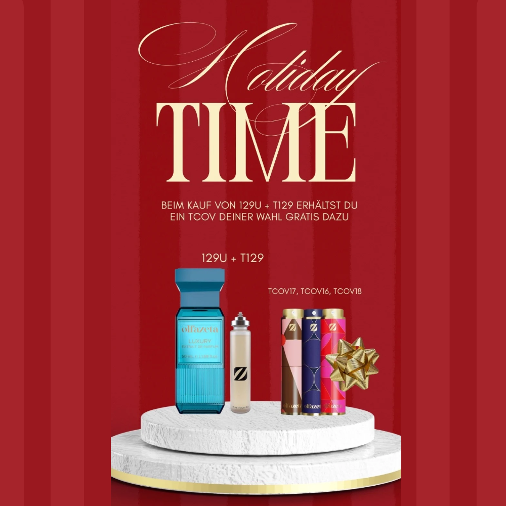 Buy Olfazeta perfume No. 129 (50ml and 15ml) and get a perfume case for FREE! 2 buy Chogan Olfazeta 50ml and 15ml perfume 129 get a perfume case for FREE